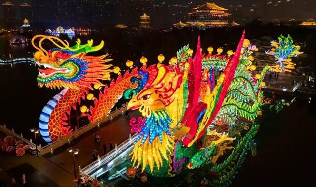 芙蓉园新春大潮会重磅回归 39组华灯点亮古