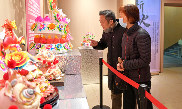 福满长安面花展启幕 